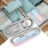 Toothbrush Travel Case,Storage Case for Electric Toothbrush - Portable Container for Hygiene Adults Teeth Health Clean Household Travel view 3