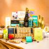 New Baby Hamper for Mum, Luxury Wicker Sharing Family Hamper with Truffles & Hot Chocolate Set by EDEN & CO - Plus 2 Prosecco view 2