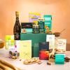 Vegan Hamper with Truffles & Hot Chocolate Set, Perfect Family Hamper for Sharing, New Baby Gift Hamper for Mum by EDEN & CO view 2