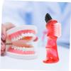 BIUDECO 4pcs Denture Toothbrush Double-Head Small Soft Bristle Portable Mini Cleaning Brush for Home Use with Ergonomic Grip view 4