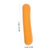 IWOWHERO 6pcs Orange Rubber Crutch Pads and Walking Stick Handle Covers Lightweight Non-Slip Foam Cushions that Reduce Pressure Comfortable Replacement Accessories for Crutch Users view 2