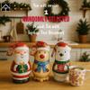 Christmas Character Shortbread Biscuit Tin - Randomly Selected 1 x 135g Santa, Reindeer or Polar Beer Tins Filled Choc Chip Cookies & Topline Tree Ornament. Great for Christmas Gifts, Stocking Fillers view 2
