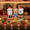 Christmas Character Shortbread Biscuit Tin - Randomly Selected 1 x 135g Santa, Reindeer or Polar Beer Tins Filled Choc Chip Cookies & Topline Tree Ornament. Great for Christmas Gifts, Stocking Fillers view 3
