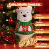 Christmas Character Shortbread Biscuit Tin - Randomly Selected 1 x 135g Santa, Reindeer or Polar Beer Tins Filled Choc Chip Cookies & Topline Tree Ornament. Great for Christmas Gifts, Stocking Fillers view 4