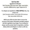 Burmont's Premium Chocolate Crisps - Dark Chocolate Mint - Individually Wrapped Chocolates (18 Pack) view 2