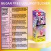Amos Music Lollipop Candy, Audio Singing Lollies Sweets, 1x Bold Black-berry Flavor Easter Sweet Gift Musical Lollipops, Sugar Free Lollipops Individually Wrapped Perfect Party view 3