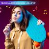 Amos Music Lollipop Candy, Audio Singing Lollies Sweets, 1x Bold Black-berry Flavor Easter Sweet Gift Musical Lollipops, Sugar Free Lollipops Individually Wrapped Perfect Party view 4