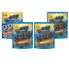 Salted Caramel,Cinnamon Bun,Peanut Butter,Milk Chocolate Flavour Coated Pretzel Snacks PMP 80g - flz - Mixed Flavours of Pretzel Snacks Bag (4 x Mixed Bags) view 1