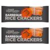 Gluten Free Barbeque Rice Crackers 100g, Pack Of 2, BBQ rice crackers, 111 calories per 1/4 pack serving, Baked Not Fried, 89% Fat Free, Suitable for vegetarians view 1