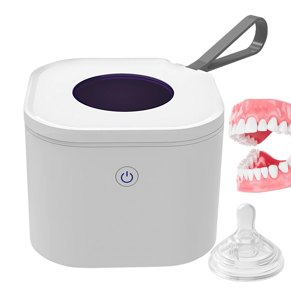 UV Cleaner for Retainer | UVC Storage Box for Braces - Storage Container for Mouth Guard Night Protection Braces