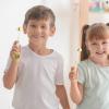 3 Sided Toothbrush Kids Effective Wrap-Around Design Easy-Grip Handle view 3