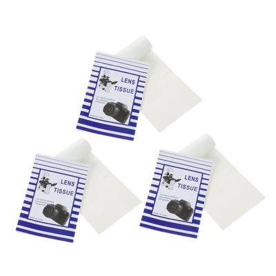 DECOMELODY 6 Books of Camera Lens Cleaning Wipes Paper Tissues for Eyeglasses and Screens Lightweight and Effective to Remove Oil Smudges for Outdoor Photography and Travel Use