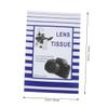 DECOMELODY 6 Books of Camera Lens Cleaning Wipes Paper Tissues for Eyeglasses and Screens Lightweight and Effective to Remove Oil Smudges for Outdoor Photography and Travel Use view 2