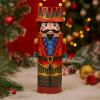 Nutcracker Biscuit Tin with Shortbread Biscuits 135g Festive Christmas Gifts Tin Filled with Traditional Shortbread Cookies, Reusable Decorative Tins for Biscuit Storage view 2