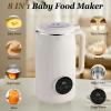 Nut Milk Maker 8 in 1, 1200ml Automatic Soy Milk Maker with Delay Start, Keep Warm, Boil Water and Self-Cleaning, Oat Milk Maker for Almond Milk, Cashew Milk, Juice, Soups, Porridges view 2