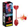 Amos Music Lollipop Candy, 1x Strawberry Flavor Audio Singing Lollies Sweets, Musical Lollipops Unique Easter Sweet Gift, Sugar Free Lollipops Individually Wrapped Perfect for Party