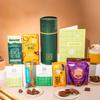 Vegan Chocolate Gift Box with Truffles & Hot Chocolate Set, Gift Hamper For Her, Just Because Vegan Hamper by EDEN & CO view 2