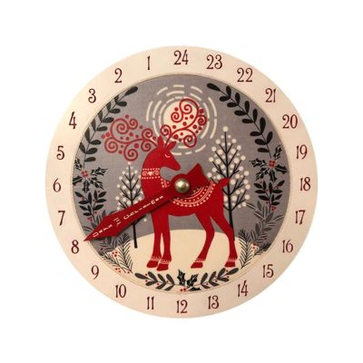 Laikoutd Christmas Wood Countdown Calendar Wooden Advent Calendars For Birthday Party Decoration For Creative Christmas Countdown Calendar