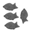 MAGICLULU 4pcs Cast Iron Cooking Utensils Vegan Iron Fish Natural for Anemia Deficiency Pregnant Women Athletes Health view 1