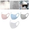 CRDARAAV 3-Layer Sponge Mask Anti-dust Anti-saliva Mouth-mask Reusable Unisex Mouth Shield Full White view 2