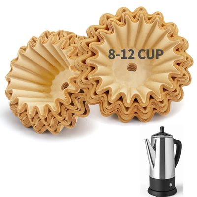 100pcs Percolator Coffee Filters Compatible with Elite Gourmet 12cup Electric Coffee Percolator