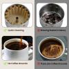 100pcs Percolator Coffee Filters Compatible with Elite Gourmet 12cup Electric Coffee Percolator view 2