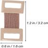 15Pcs Brown Elastic Bandage Clips Bandage Wrap Clips Stretch Metal Clips, Replaceable Wrap Clips for Various Types Bandages Bandaging Supplies view 3
