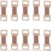 15Pcs Brown Elastic Bandage Clips Bandage Wrap Clips Stretch Metal Clips, Replaceable Wrap Clips for Various Types Bandages Bandaging Supplies view 4