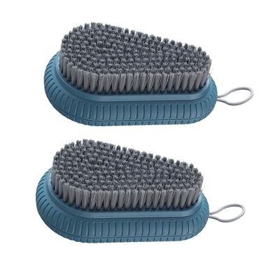 Gatuida 2pcs Laundry Brush Set for Clothes and Shoes Cleaning with Sturdy Abs Material and No Easy Deformation, Multifunction Household Scrubbing Tool for Home and Kitchen Use