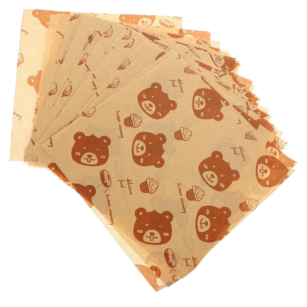 COLLBATH 500 Sheets Food Wrapping Paper Non-Stick Sandwich and Burger Liner for Baking Food Storage Bakery Restaurant Use