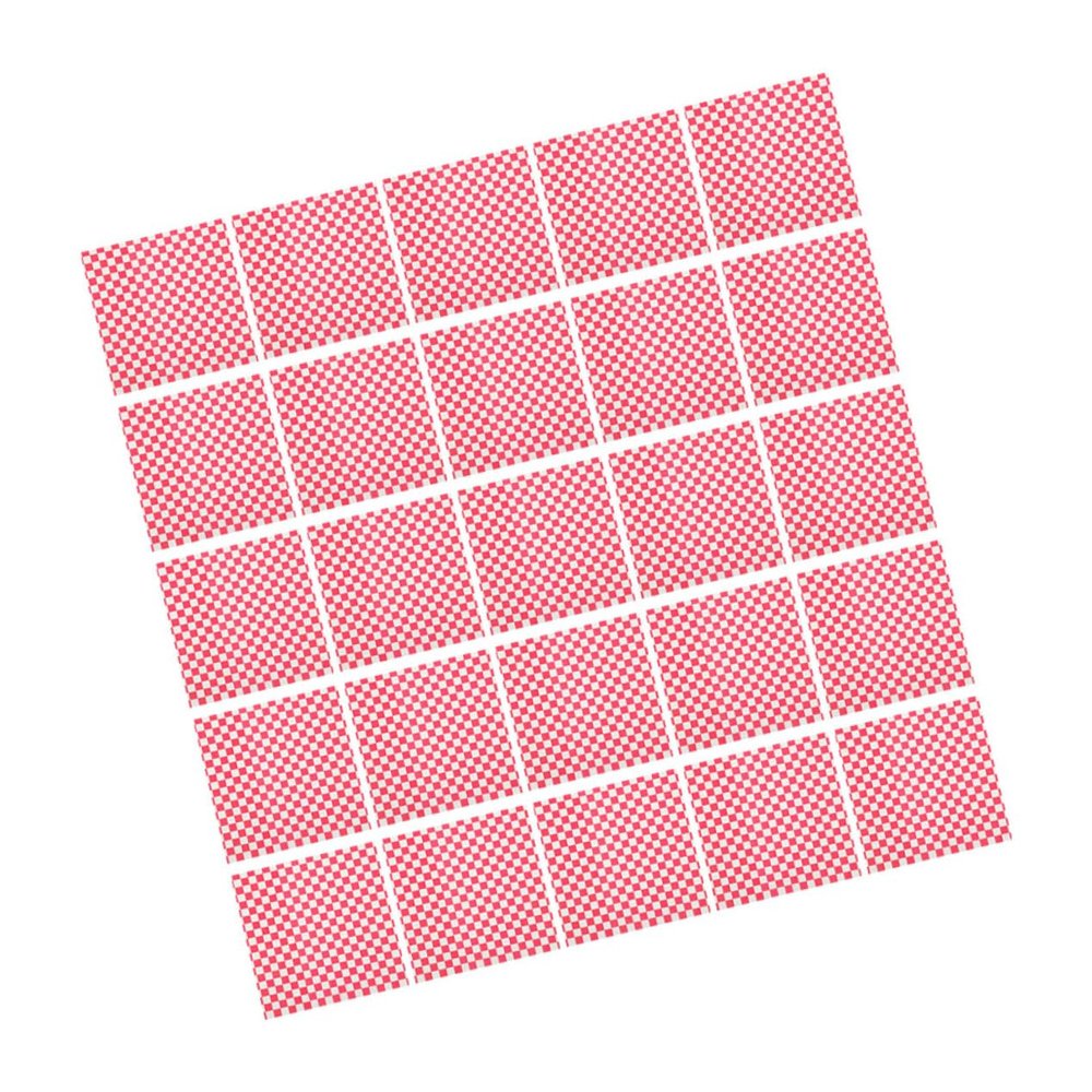 BIUDECO Greaseproof Food Wrapping Paper Sheets Easy to Store 50 Sheets Pink Paper Material for Burgers and Sandwiches for Restaurants and Bakeries