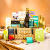 Dairy Free Hamper with Truffles & Hot Chocolate Set, Wicker Sharing Family Hamper, Just Because Gift Hamper for Her by EDEN & CO - Plus 2 Prosecco view 2