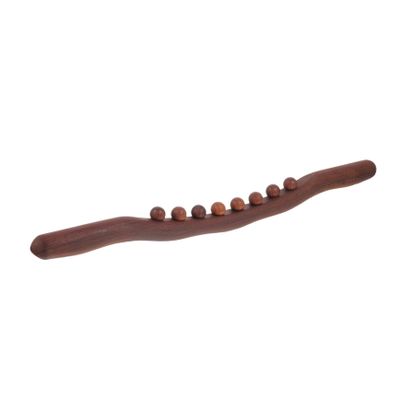 BAZEITFLOW Portable for Unique Relief Muscle Design for Home Relaxation and Wood Wooden Massage Stick Acupoint Massage Made of Light Weight Beech Body