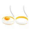 Egg Mould, Pack of 2 Round Moulds for Roasting Fried Eggs, Non-Stick Coater for Household, Omelette, Baking, Sandwich, Burger, Pancakes, Breakfast view 1