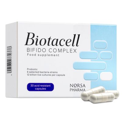 Biotacell Bifido Complex (30 Capsules) | Prebiotics Gut Health Supplements