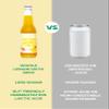 Ferment Fizz Orange & Mango - Lacto-Fermented Sparkling Lemonade - 4.5g Prebiotic Fibre - Functional Fizzy Drink with Gut Health Support - Healthy Kombucha Alternative - 12 x 330ml Glass view 3