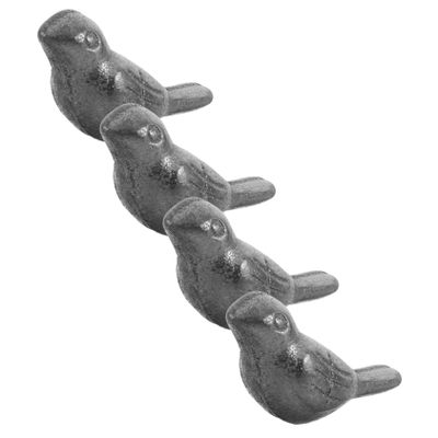 HOODANCOS 4pcs Bird Shaped Cast Iron Cooking Tools for Boosting Healthy Iron Intake and Levels with Sealed Bag Packaging for Simmering and Boiling Meals for Athletes and Children