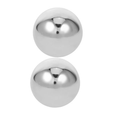 GALPADA 2pcs Stainless Steel Solid Ball Fitness Handball for Grip Training Workout Home Gym Exercise