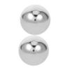 GALPADA 2pcs Stainless Steel Solid Ball Fitness Handball for Grip Training Workout Home Gym Exercise view 1