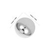 GALPADA 2pcs Stainless Steel Solid Ball Fitness Handball for Grip Training Workout Home Gym Exercise view 2