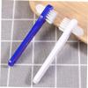 SAFIGLE Double Sided Denture Cleaning Brush 4pcs Set with Dual Heads for False Teeth Care, Soft Bristles for Effective Oral Hygiene, Suitable for Adults and Denture Maintenance view 3