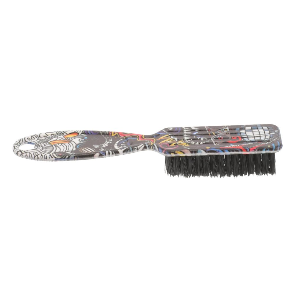 BIUDECO Beard Brush and Mustache Grooming Brush Supple Bristles, Retro Style Barber Haircut Tool for Mens Facial Hair Care in Salon and Home Use Style