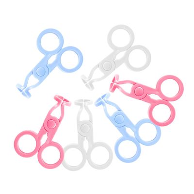 Anneome 6pcs Tweezers Eyelid Opener Tool for Cosmetic Contacts Easy Lens Insertion Removal Portable Lightweight with Stylish White Pink Blue Colors