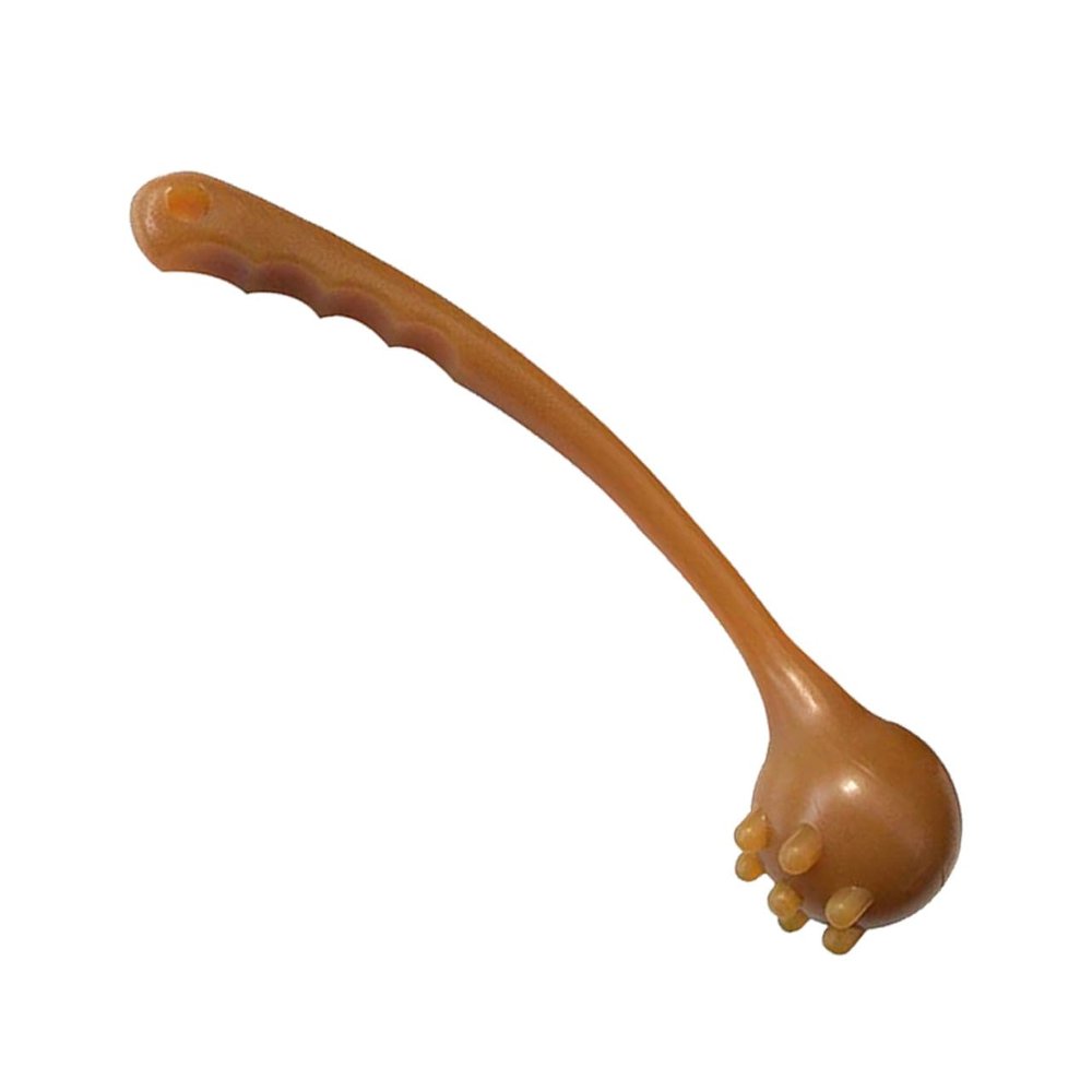 Hoement Versatile Multifunctional Silicone Massage Hammer with Spiny Rod for Neck Shoulder Back Stress Relief and Fitness Non-Slip Handle Body Massager for Relaxation and Muscle Tension