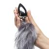 K2YC- 16.7-Inch Stainless Steel Male Women Artificial Fox Tail Exercise Anil Plug Kit with Fluffy Plush for Special Holidays, Can Satisfy Any Idea You Have, Bring Some Nove (Yellow) view 2