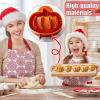6Pcs Dough Presser Pie Molds,Holiday Mini Pie Mold,Fall Hand Pie Molds Set for Crafting Perfect Apple Pies, Halloween Treats, Christmas Desserts, and Assorted Fruit Pies, Designed with Ergonomic Handl view 3