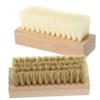 IWOWHERO 2pcs Shoe Cleaning Brush Set with Soft and Hard Bristles, Lightweight Wooden Handle Household Laundry Scrub Brushes for Effective Clothes and Shoe Cleaning view 1