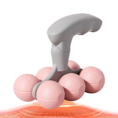 Handheld Neck Massager - Muscle Rolling Ball, Cervical Spine Relief, Deep Tissue Comfort, Portable Relief Device, Premium Neck Massager Tool, High Performance Massage Equipment for Shoulder Back