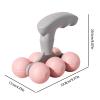 Handheld Neck Massager - Muscle Rolling Ball, Cervical Spine Relief, Deep Tissue Comfort, Portable Relief Device, Premium Neck Massager Tool, High Performance Massage Equipment for Shoulder Back view 2