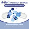 Magnesium Complex 8-in-1, Magnesium Glycinate Supplements with Bisglycinate, Citrate, Taurate 1000mg, Added Zinc B6 D3 for Energy, Muscle, Sleep & Nerve Function - High Absorption 120 Vegan Capsules view 2
